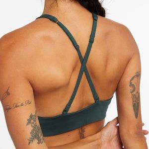 Girlfriend Collective Topanga Bra in Moss